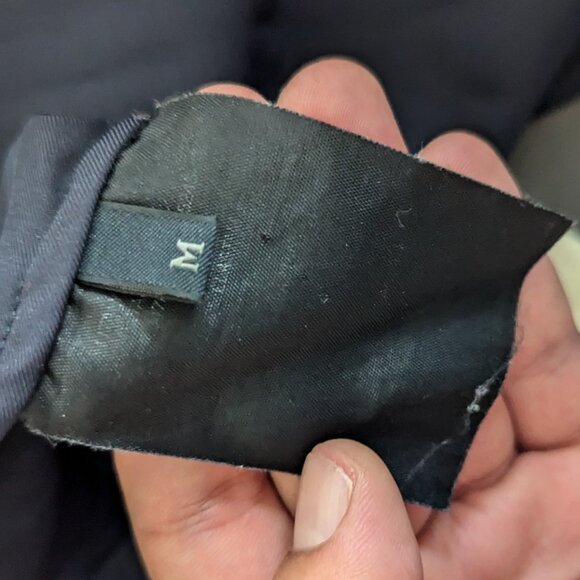 PRADA - Vintage navy snap button shirt - Sz M - Picture 6 of 6